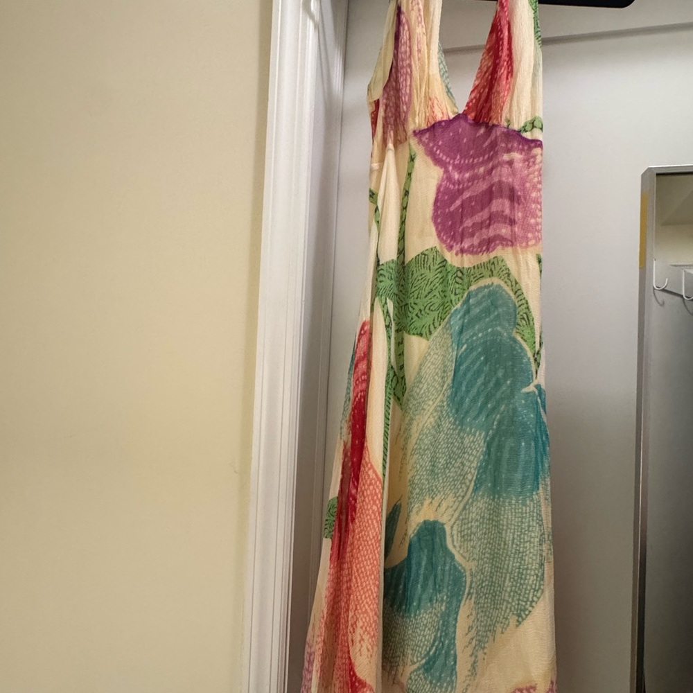 Vintage Diane Von Furstenberg Silk Floral Dress